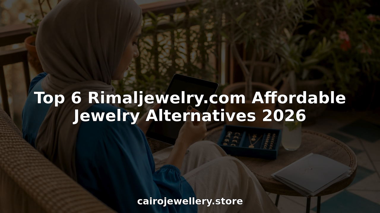 Woman browsing affordable Islamic jewelry at home