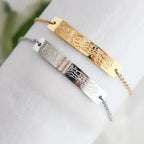 With Hardship Comes Ease Chain Bracelet